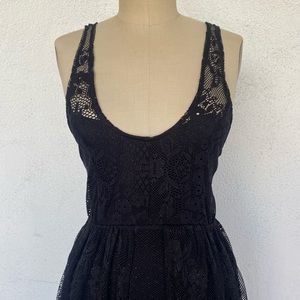 Women’s lace black free people dress
